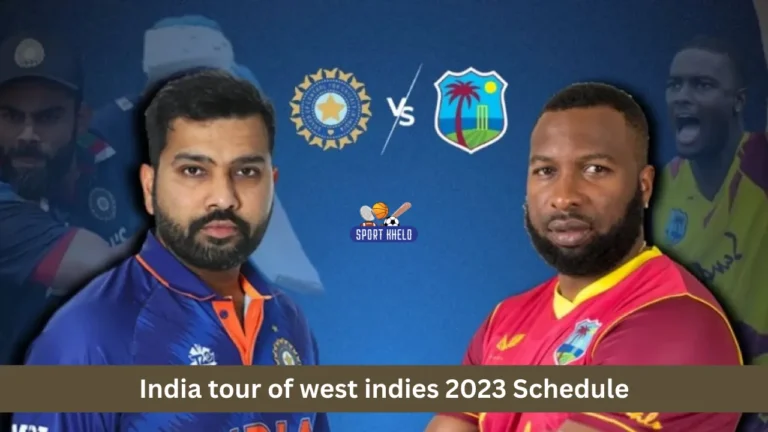 India Tour of West Indies 2023